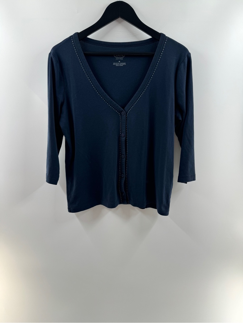 Talbots Navy Blue Button Up Cardigan – Women’s Medium